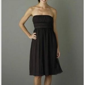 J. Crew Elegant Black Strapless Dress
